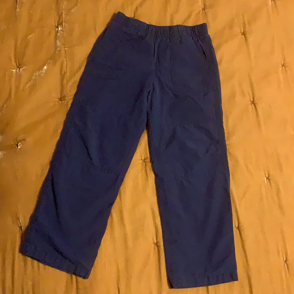 Wide leg navy slacks, extra lining inside, real pockets! EUC